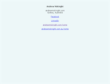 Tablet Screenshot of andrewmcknight.com